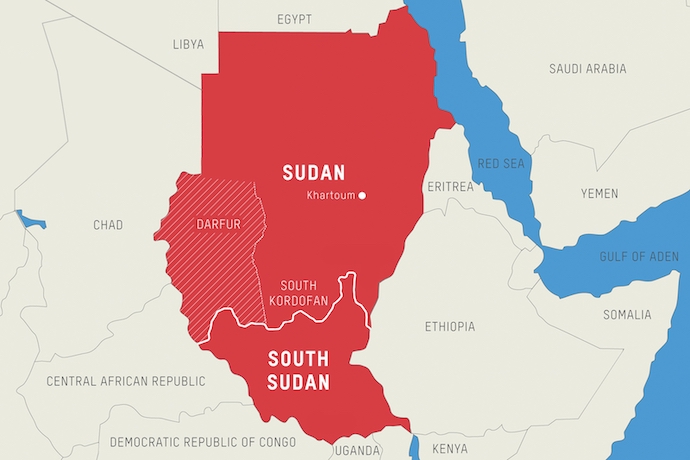 Map of Sudan