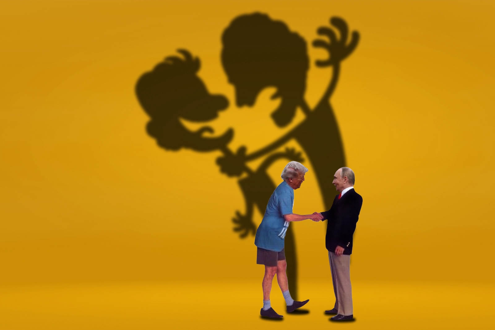 Donald Trump and Vladimir Putin