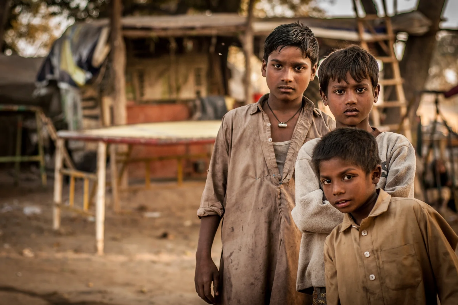 Street kids in Lahore, Pakistan