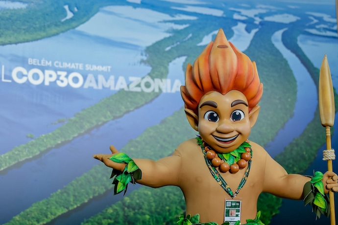 Scene from COP30 in Brazil