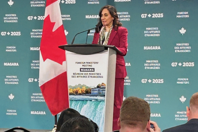 Canada's Foreign Minister Anita Anand