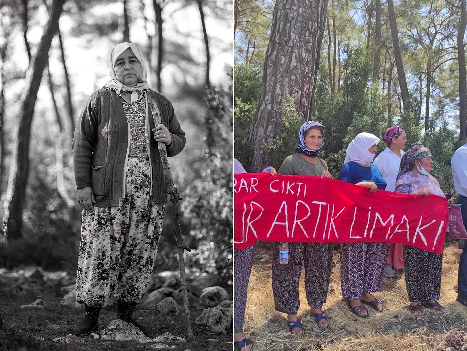 Turkish protests against mining