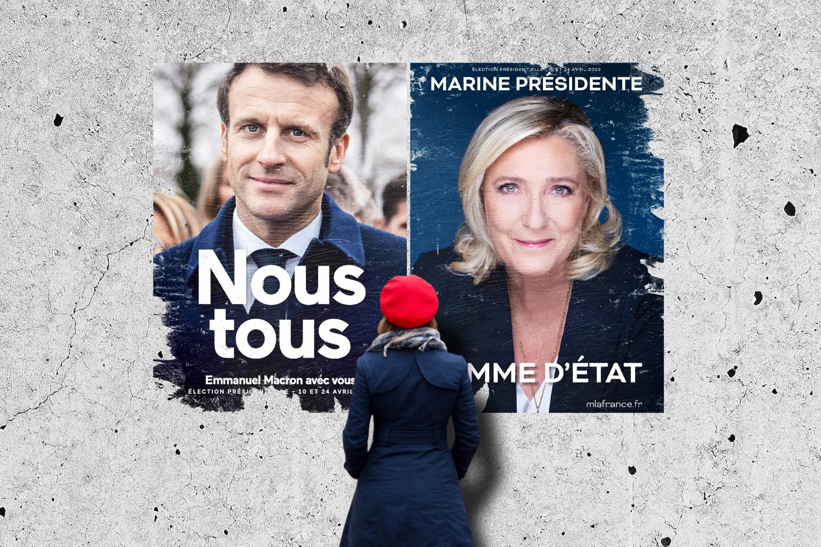 French electoral posters