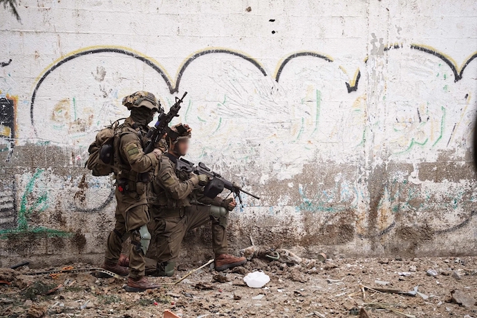 Israeli soldiers in Gaza