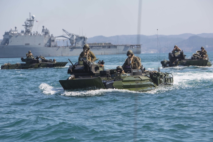 U.S. Marines training in 2016