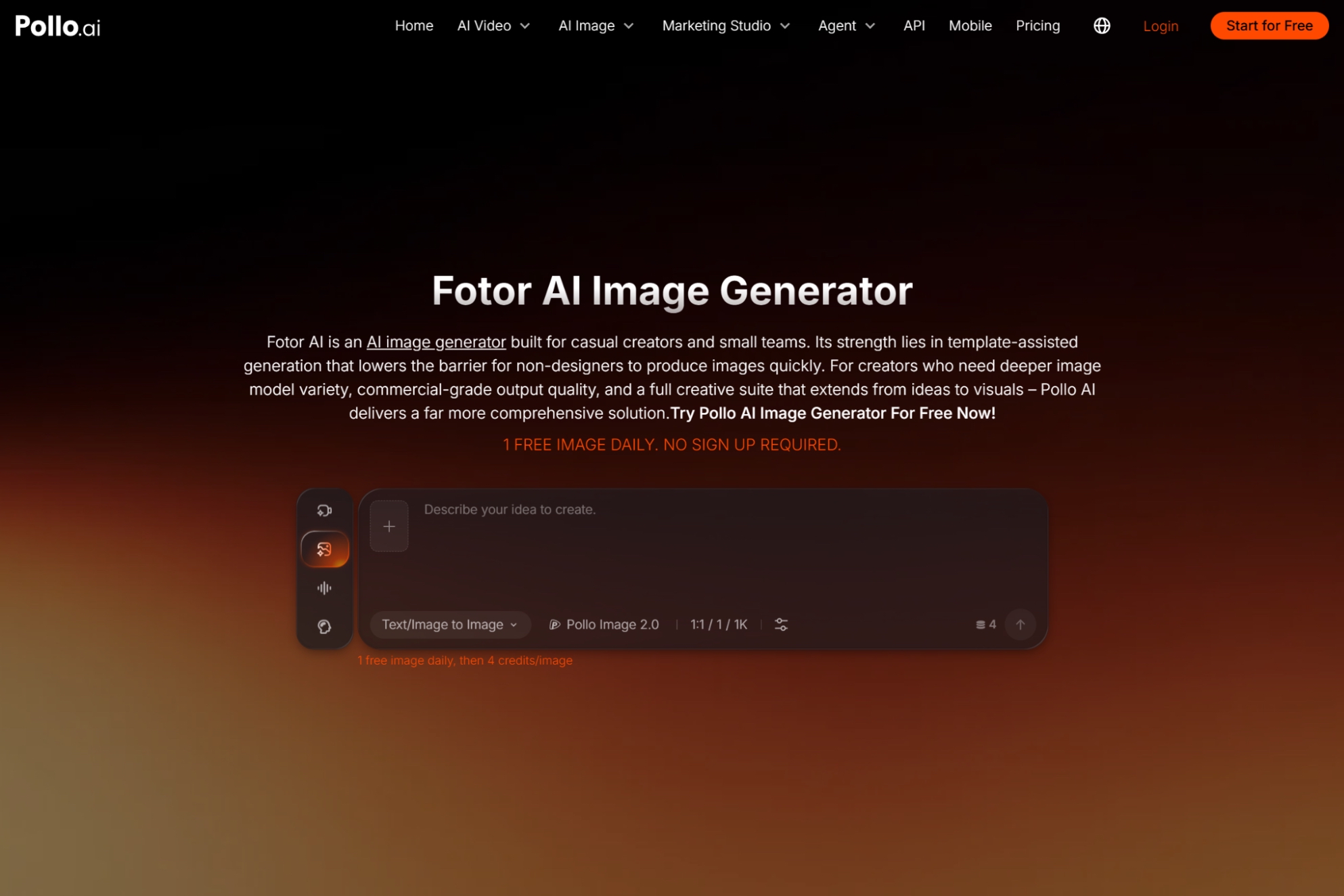 pollo.ai photo editor website