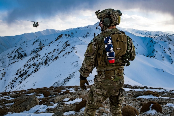 U.S. soldier in Afghanistan